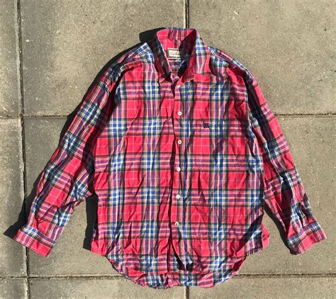 thomas Burberry flannel